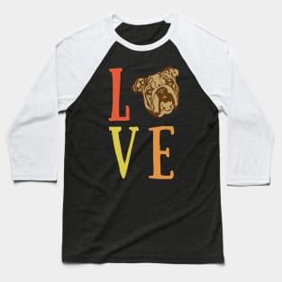 love dog T-shirt dog lover shirt i love dog Baseball T-Shirt